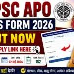 UPPSC APO Mains Form 2026 Out Now – Direct Apply Link Here